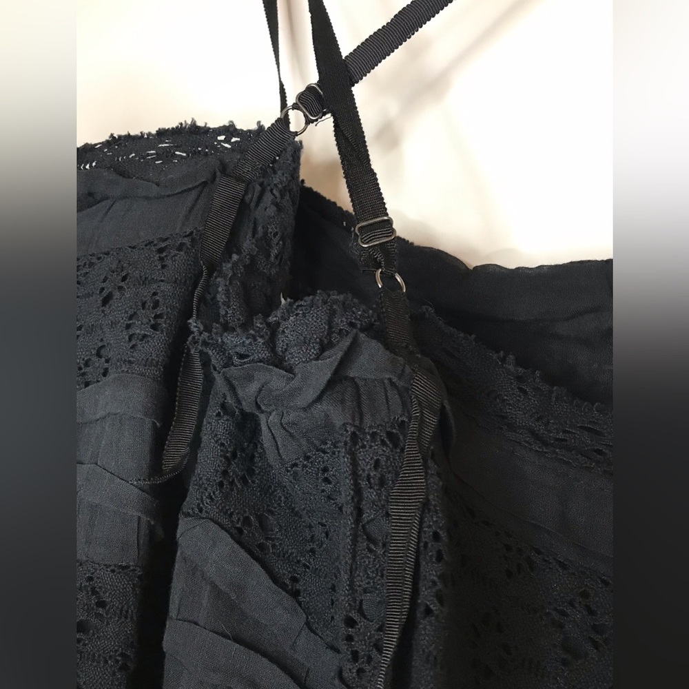 NWT Free People black Shailee dress XL - Picture 11 of 13